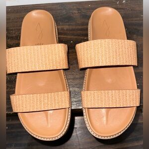 Joie Tan Double-Strap Sandals